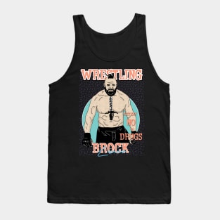 Artwork Brock Lesnar Aesthetic Wrestling Tank Top